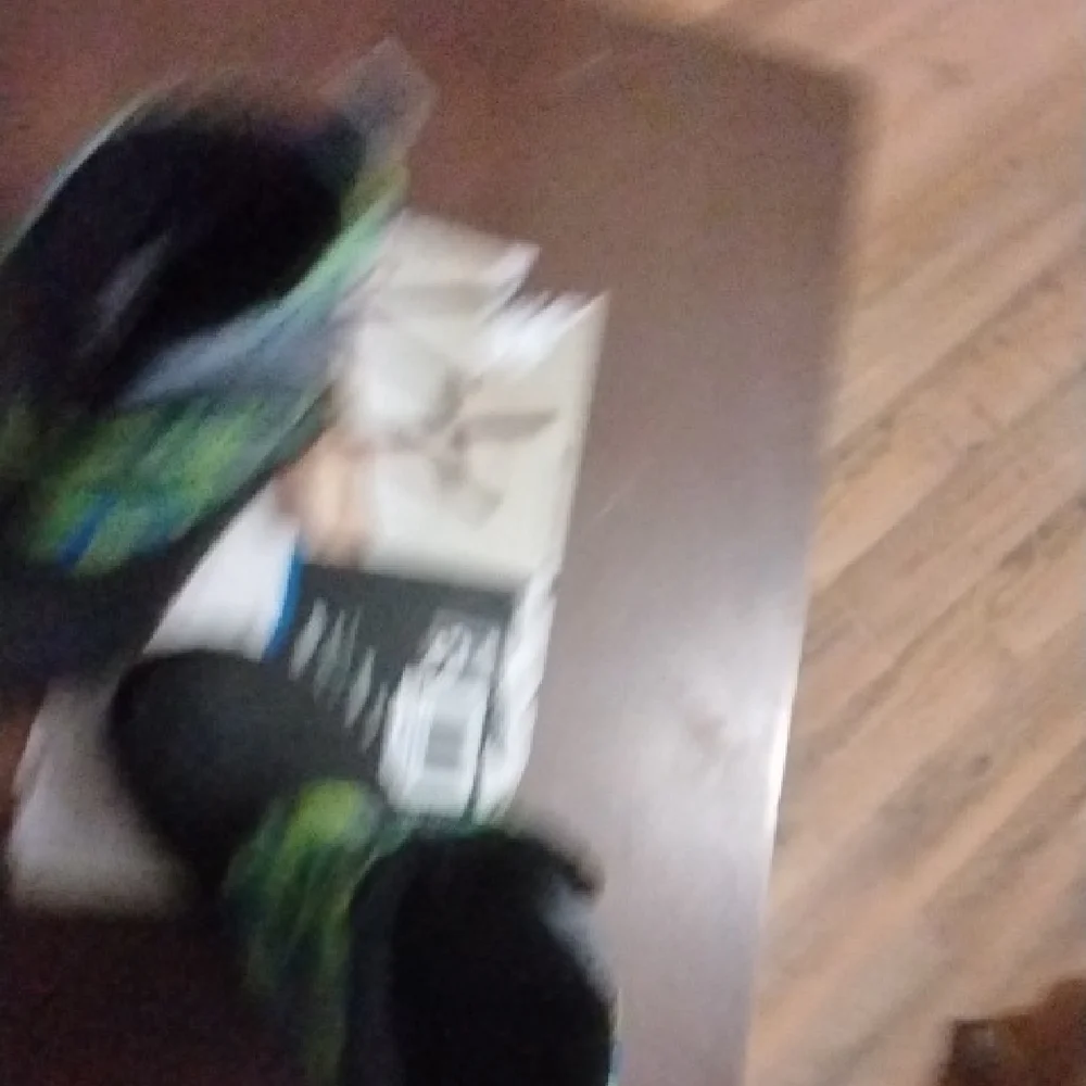 Kids' Green and Blue Camouflage Boots